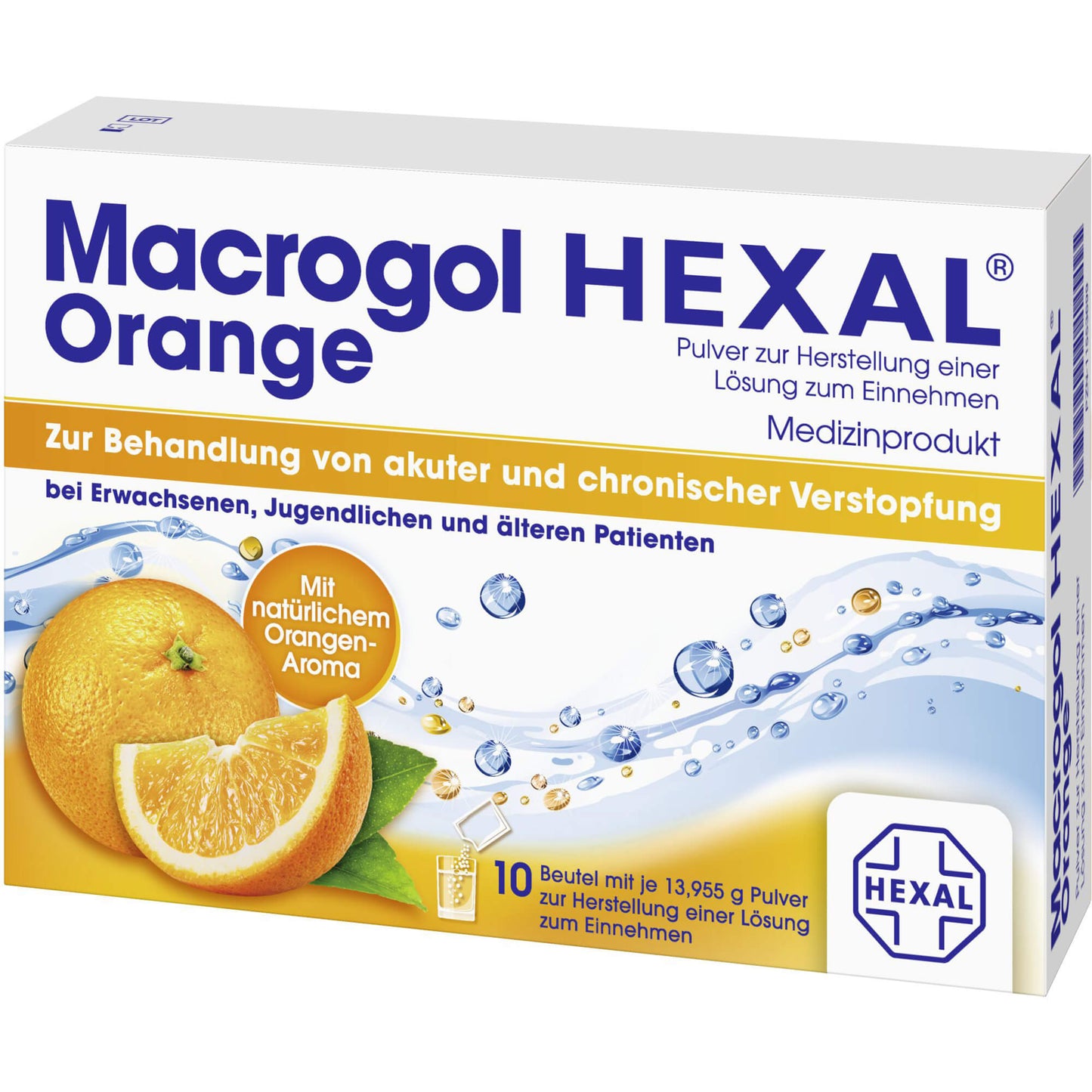 MACROGOL HEXAL Orange Plv.z.Her.e.Lsg.z.Einn.Btl. 10 St