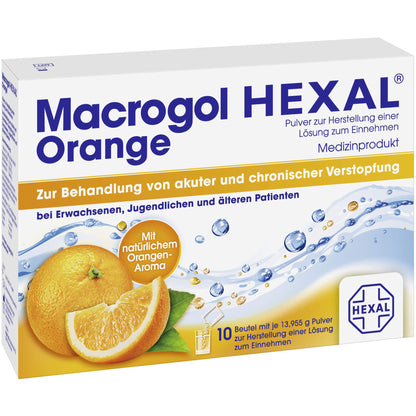 MACROGOL HEXAL Orange Plv.z.Her.e.Lsg.z.Einn.Btl. 10 St