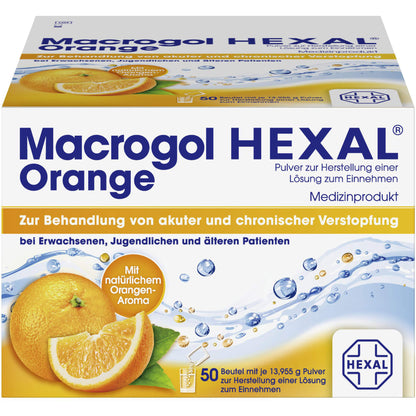 MACROGOL HEXAL Orange Plv.z.Her.e.Lsg.z.Einn.Btl. 50 St