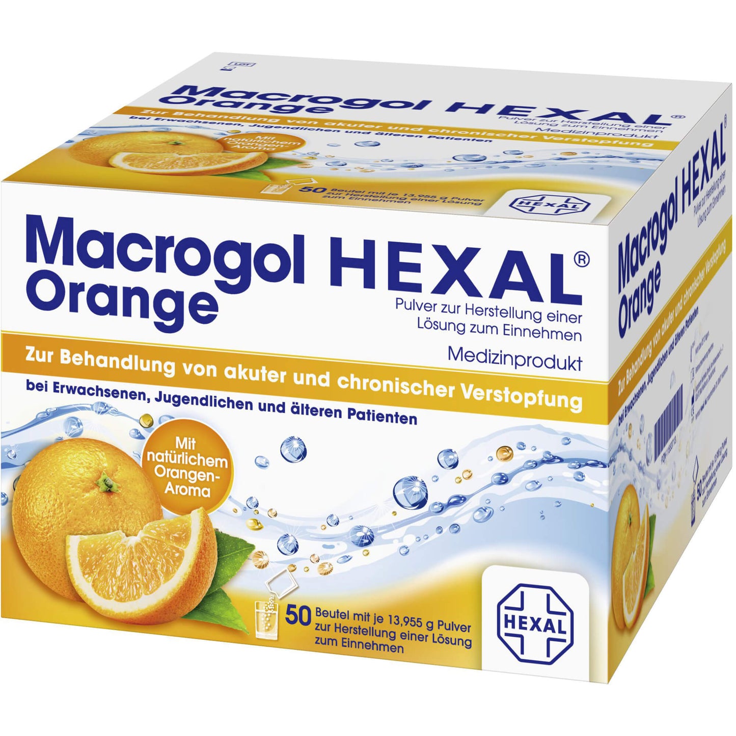 MACROGOL HEXAL Orange Plv.z.Her.e.Lsg.z.Einn.Btl. 50 St