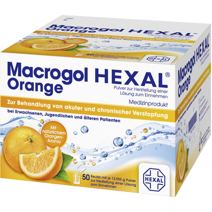 MACROGOL HEXAL Orange Plv.z.Her.e.Lsg.z.Einn.Btl. 50 St