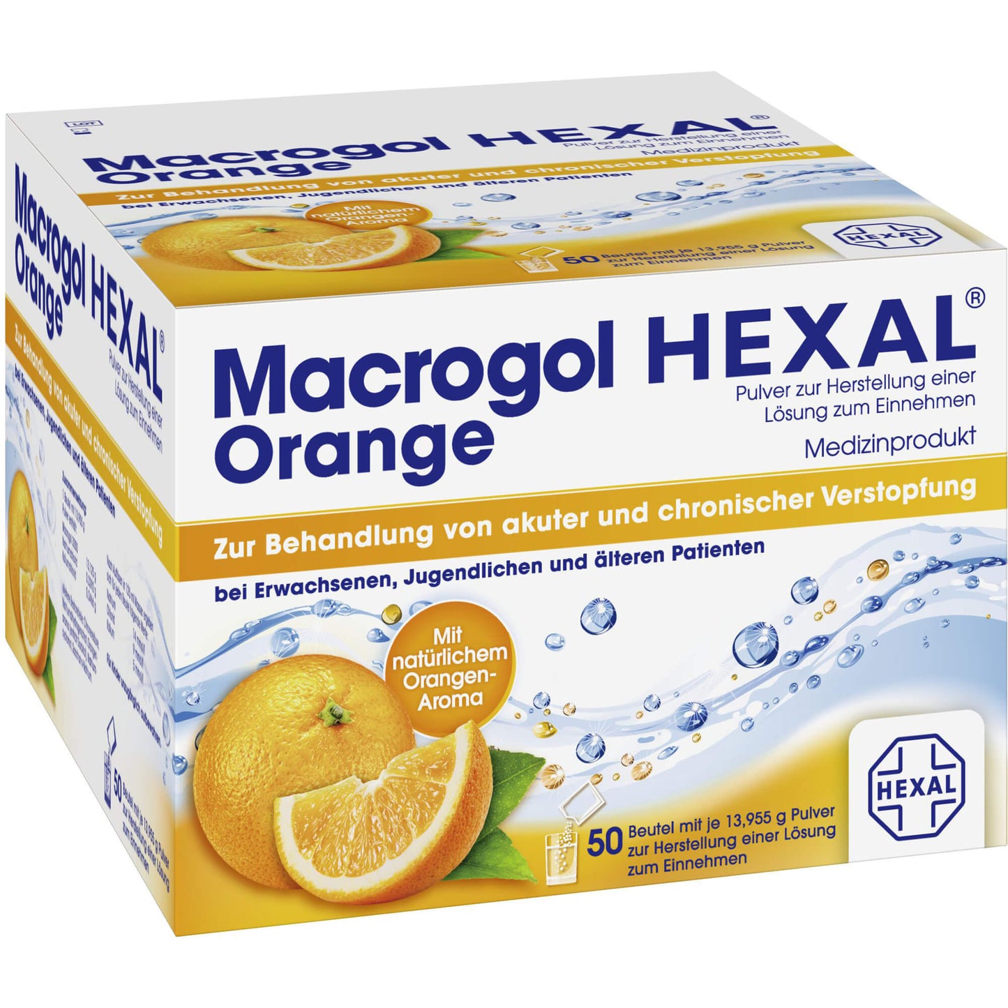 MACROGOL HEXAL Orange Plv.z.Her.e.Lsg.z.Einn.Btl. 50 St