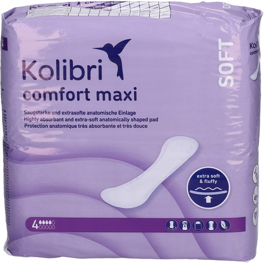 KOLIBRI comfort Einlagen anatomisch maxi 28 St