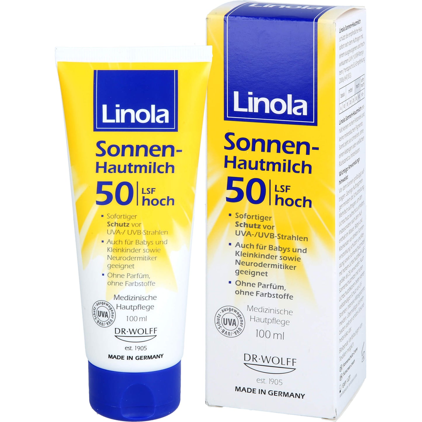 LINOLA Sonnen-Hautmilch LSF 50 100 ml