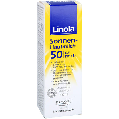 LINOLA Sonnen-Hautmilch LSF 50 100 ml