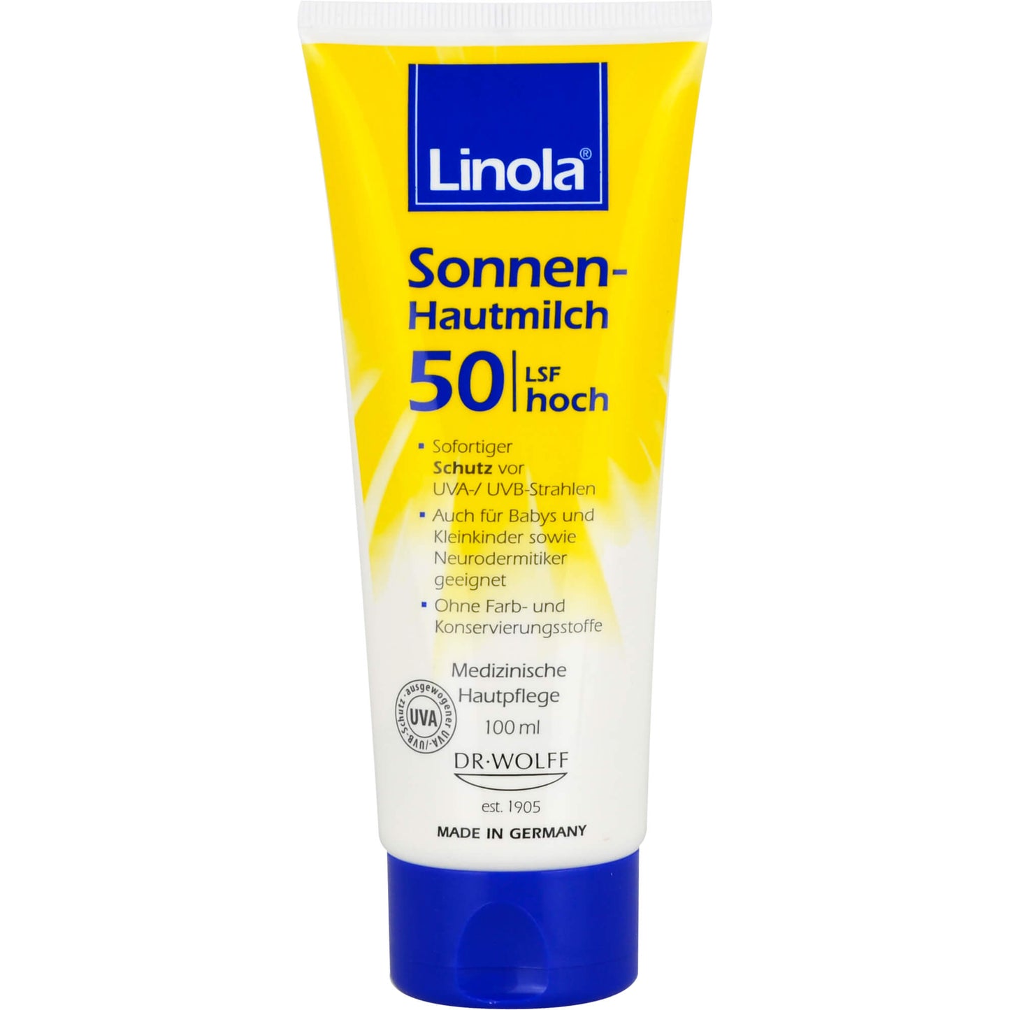 LINOLA Sonnen-Hautmilch LSF 50 100 ml