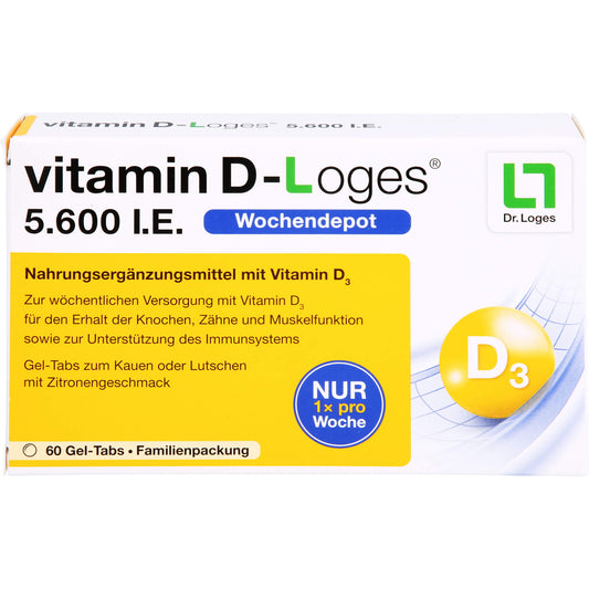 VITAMIN D-LOGES 5.600 I.E. Wo.Depot Kautabl.Fam.Pa 60 St