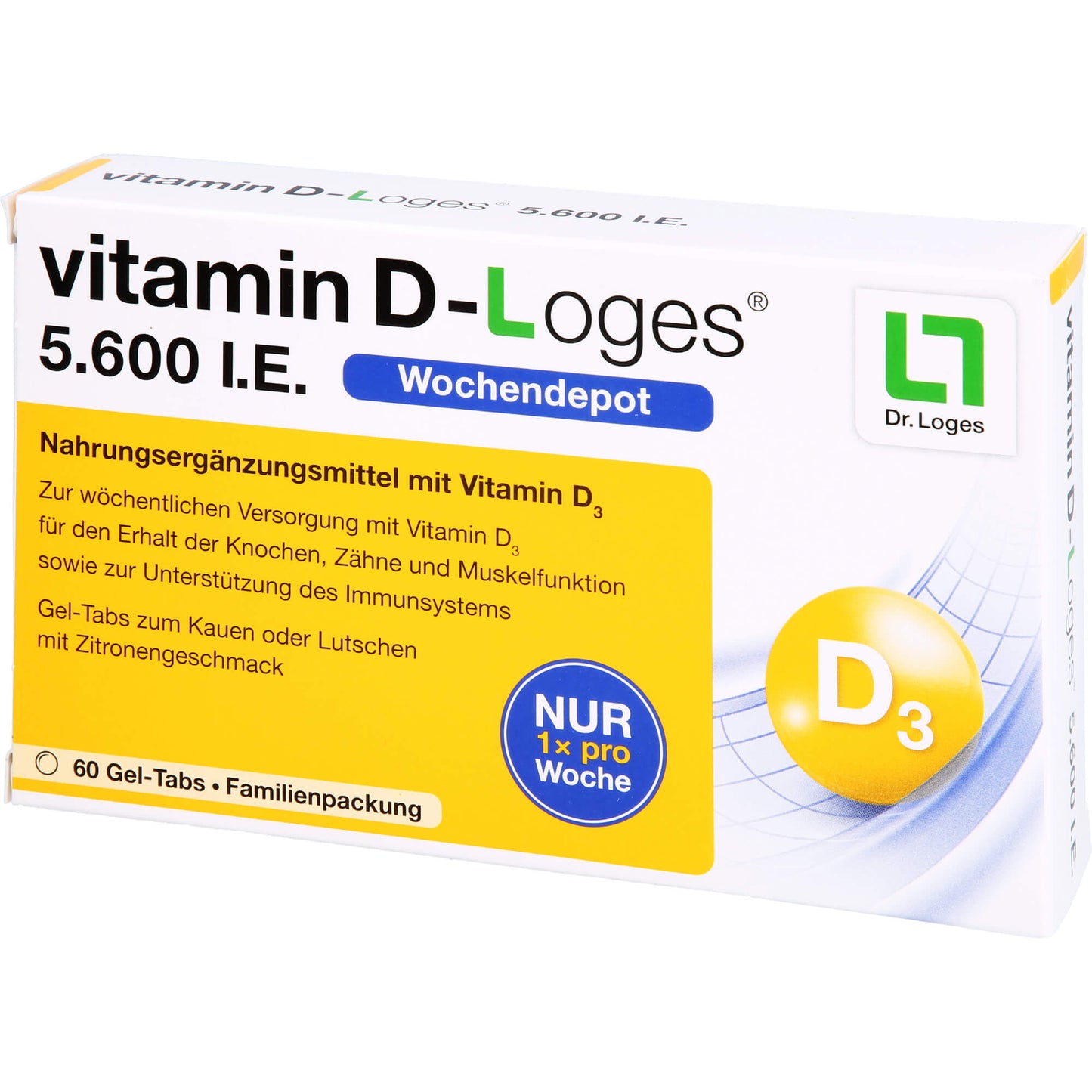 VITAMIN D-LOGES 5.600 I.E. Wo.Depot Kautabl.Fam.Pa 60 St