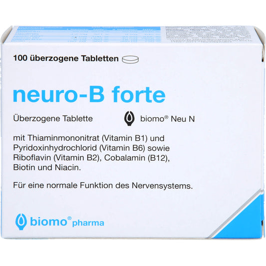NEURO-B forte biomo Neu überzogene Tabletten 100 St