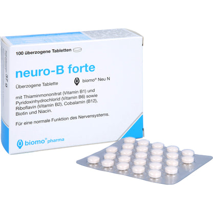 NEURO-B forte biomo Neu überzogene Tabletten 100 St
