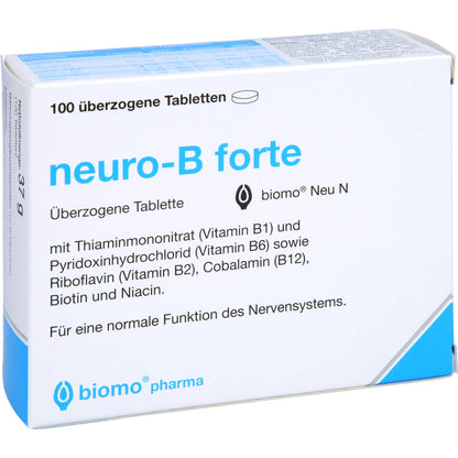 NEURO-B forte biomo Neu überzogene Tabletten 100 St