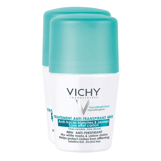 VICHY DEO Roll-on Anti-Flecken 48h 2X50 ml