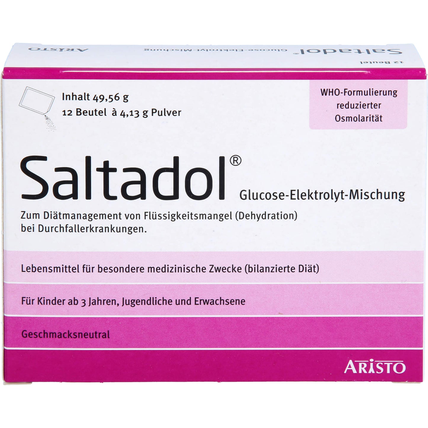 SALTADOL Elektrolyt Plv.z.Her.e.Lsg.z.Einnehmen 12 St