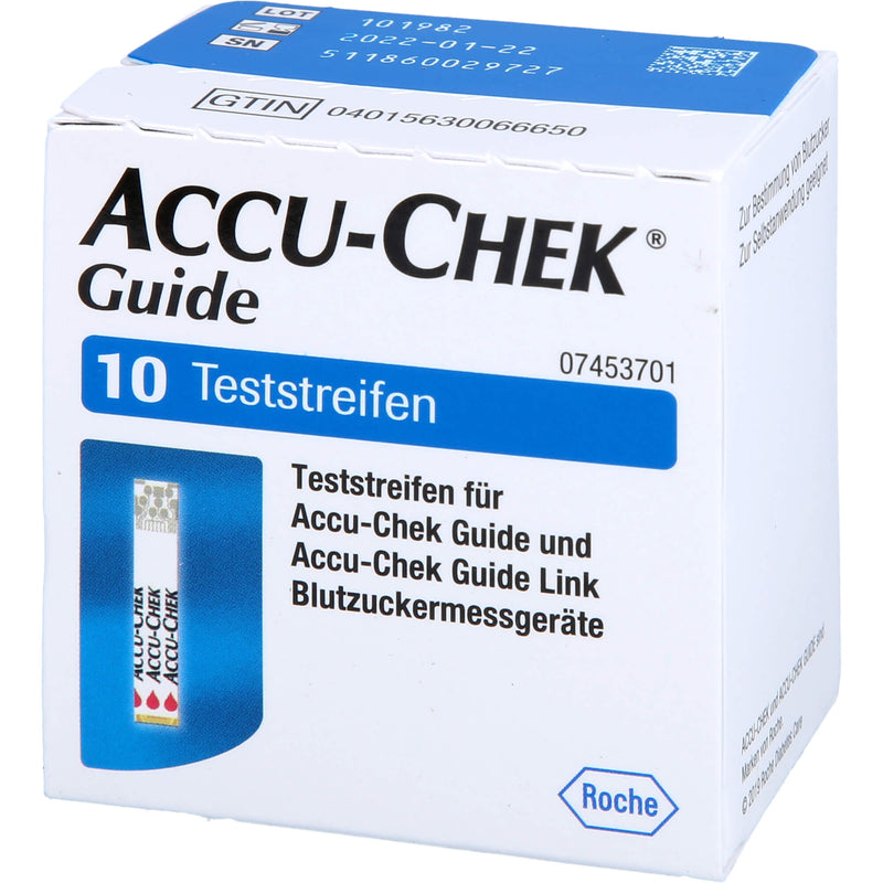 ACCU CHEK GUIDE TESTSTREIF 1X10 St