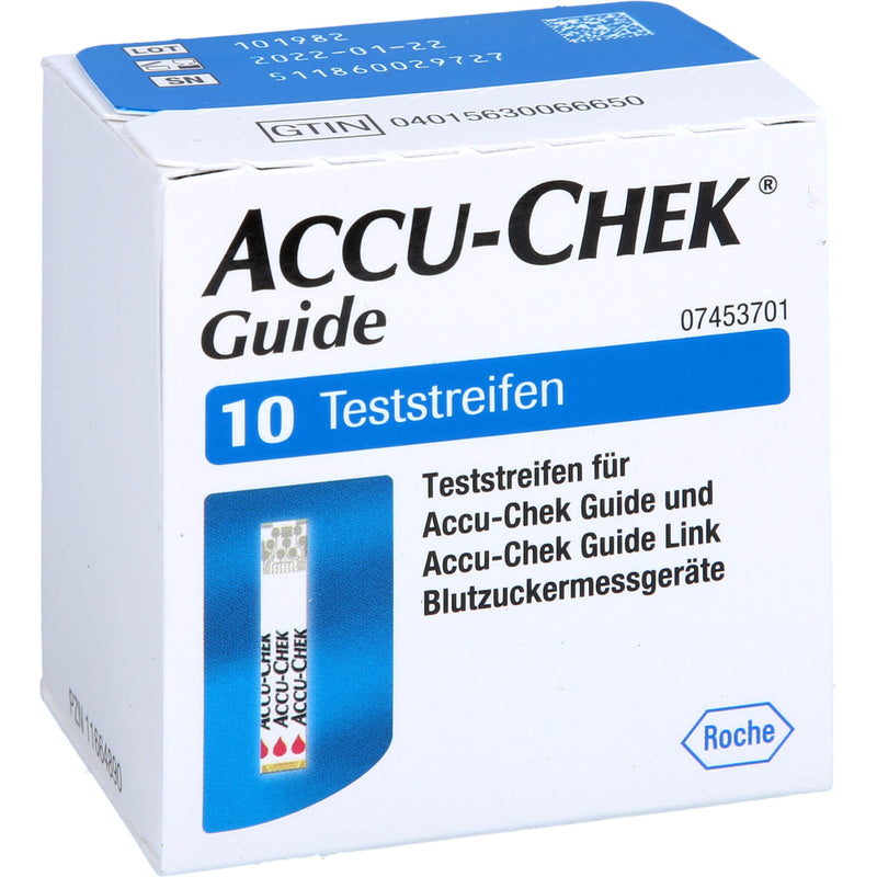 ACCU CHEK GUIDE TESTSTREIF 1X10 St