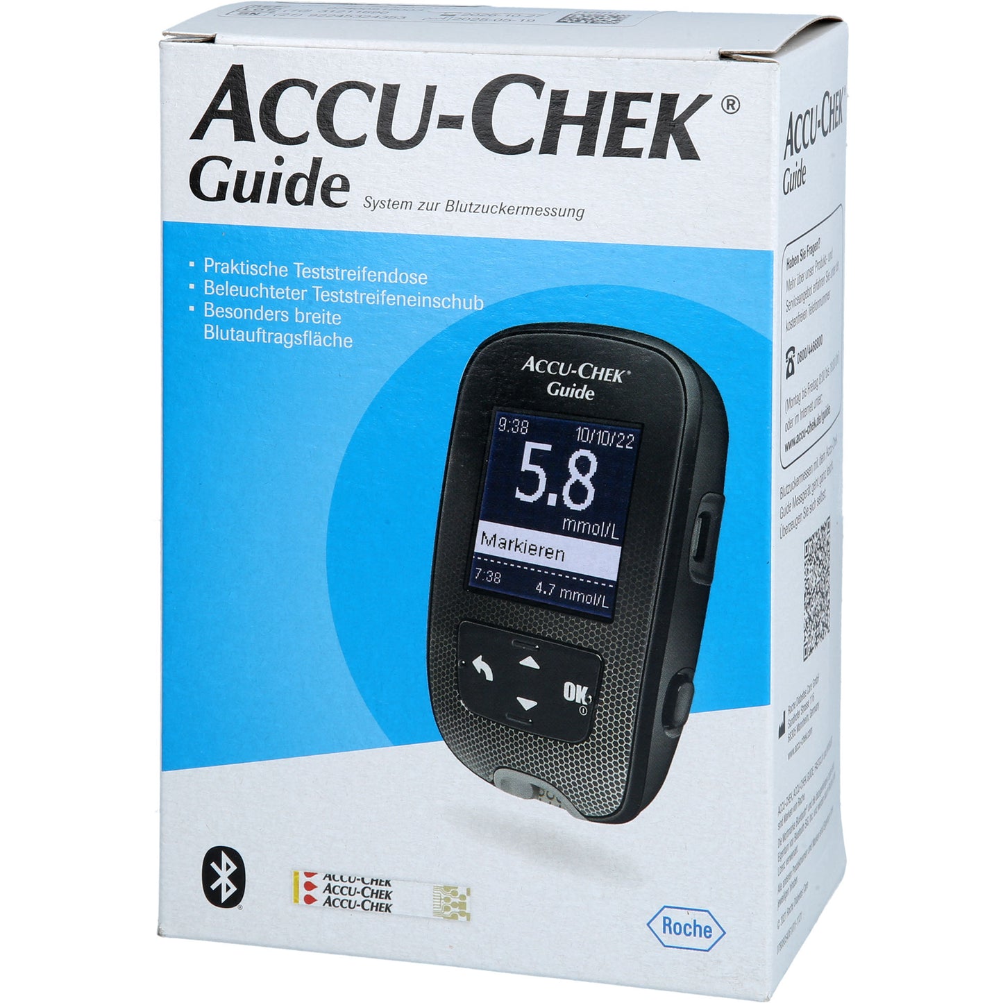 ACCU-CHEK Guide Blutzuckermessgerät Set mmol/l 1 St