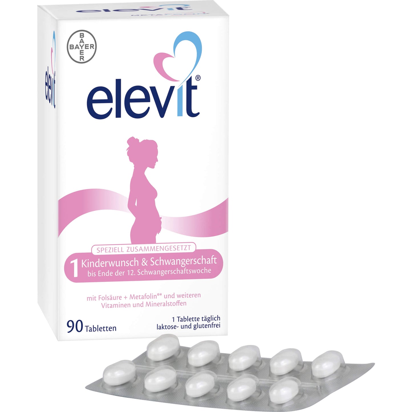 ELEVIT 1 Kinderwunsch & Schwangerschaft Tabletten 90 St