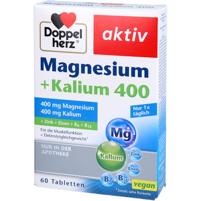 DOPPELHERZ Magnesium+Kalium Tabletten 60 St