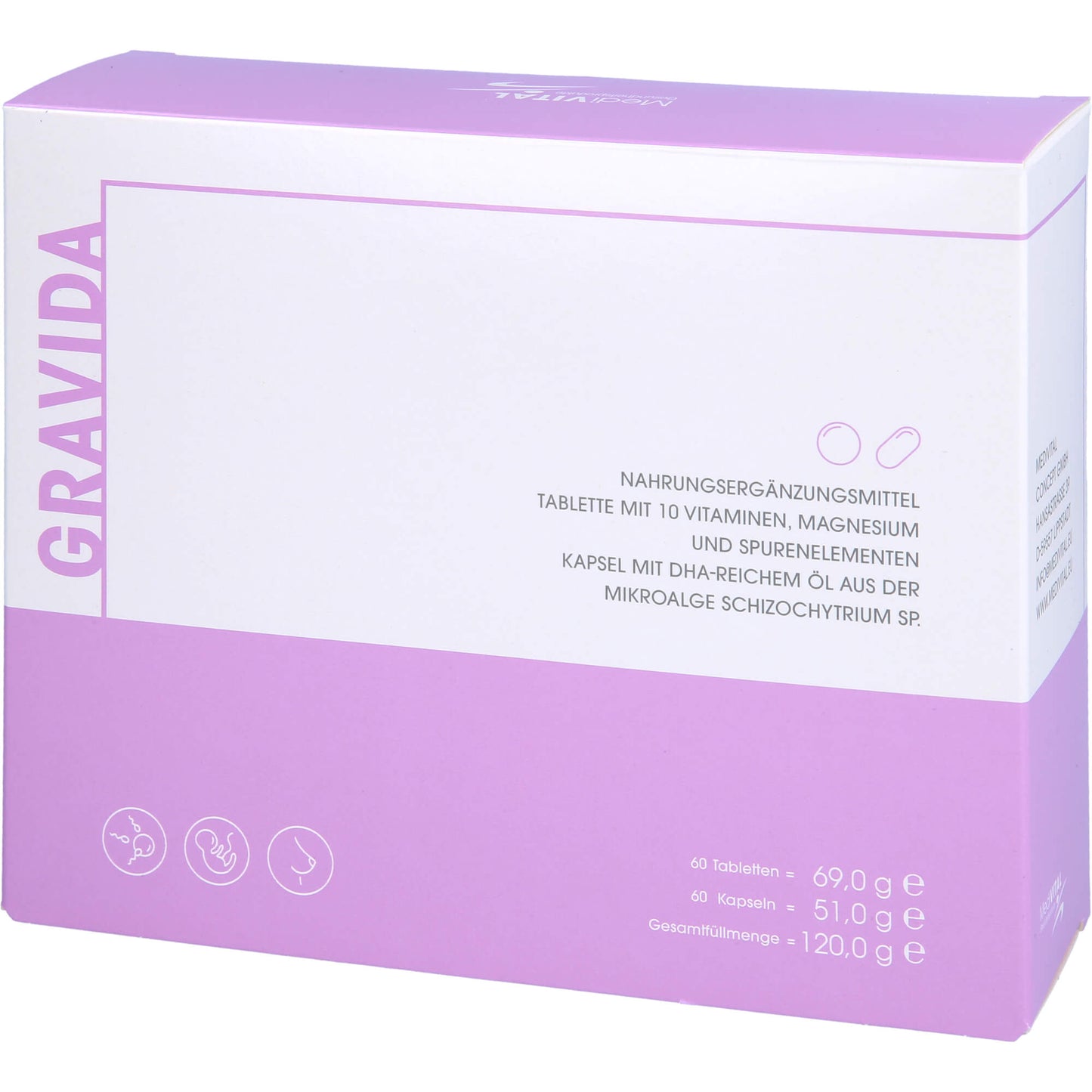 GRAVIDA 60 Tabletten+60 Kapseln 1 P