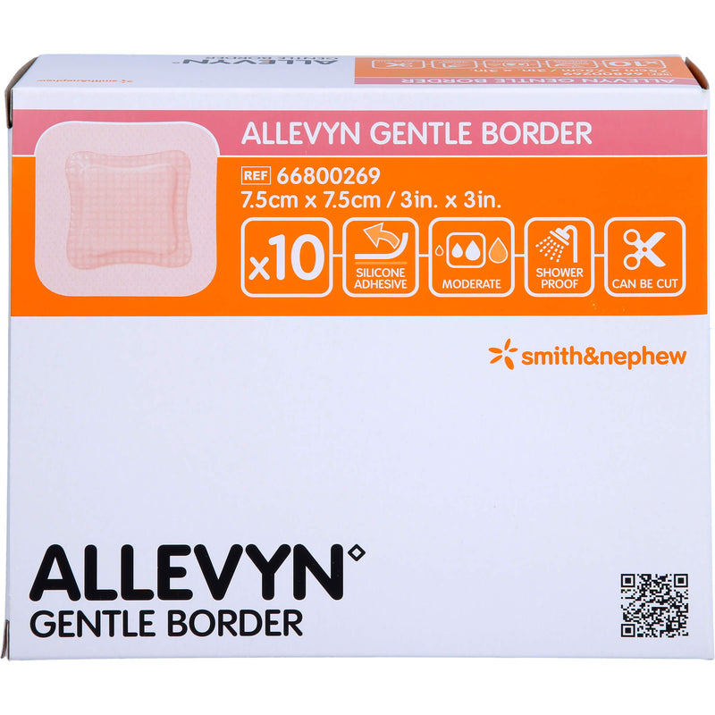 ALLEVYN GEN BOR 7.5X7.5 CM 10 St