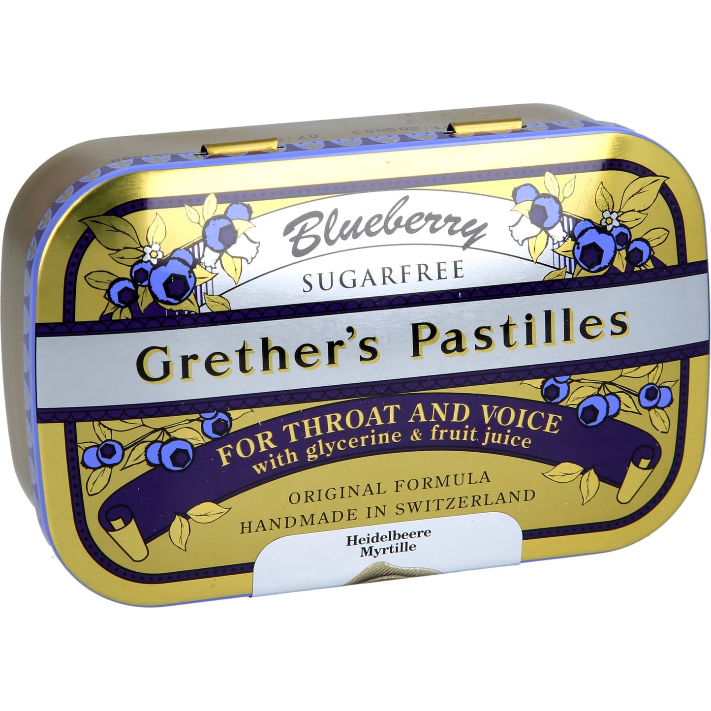GRETHERS Blueberry zuckerfrei Pastillen 110 g