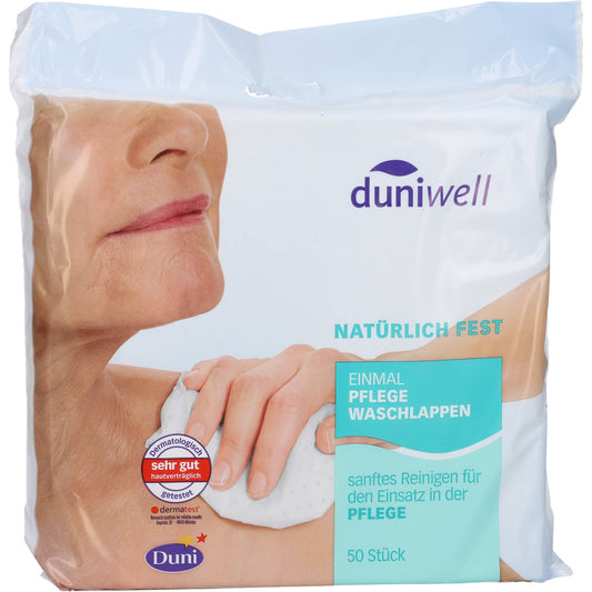 DUNIWELL Einmal Pflege Waschlappen 50 St
