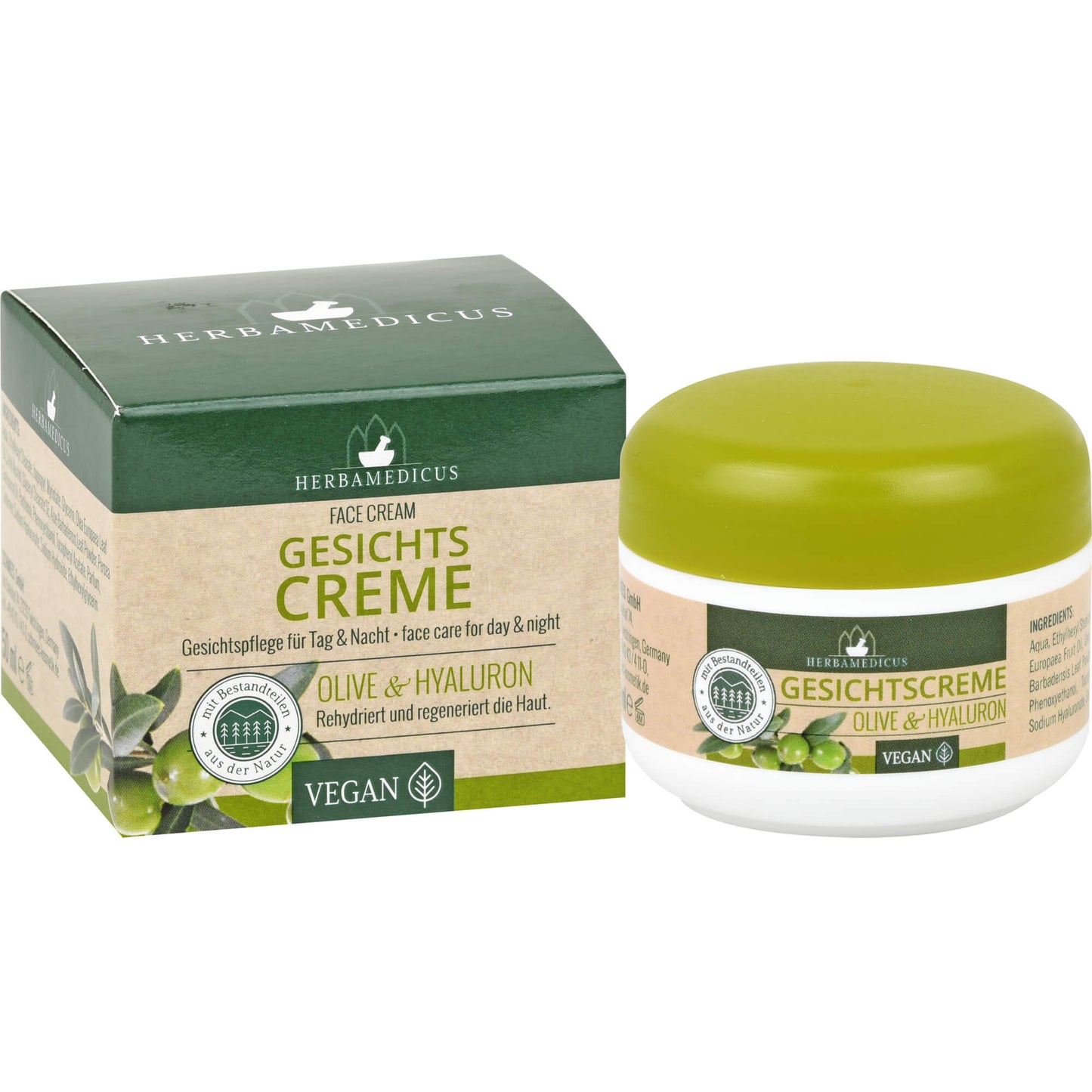 GESICHTSCREME Olive & Hyaluron 50 ml