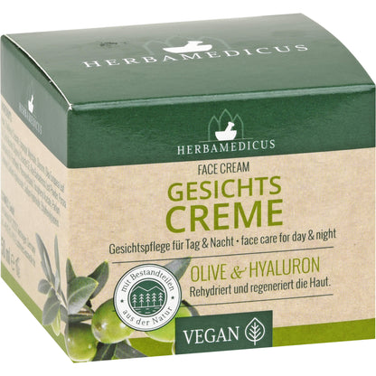GESICHTSCREME Olive & Hyaluron 50 ml