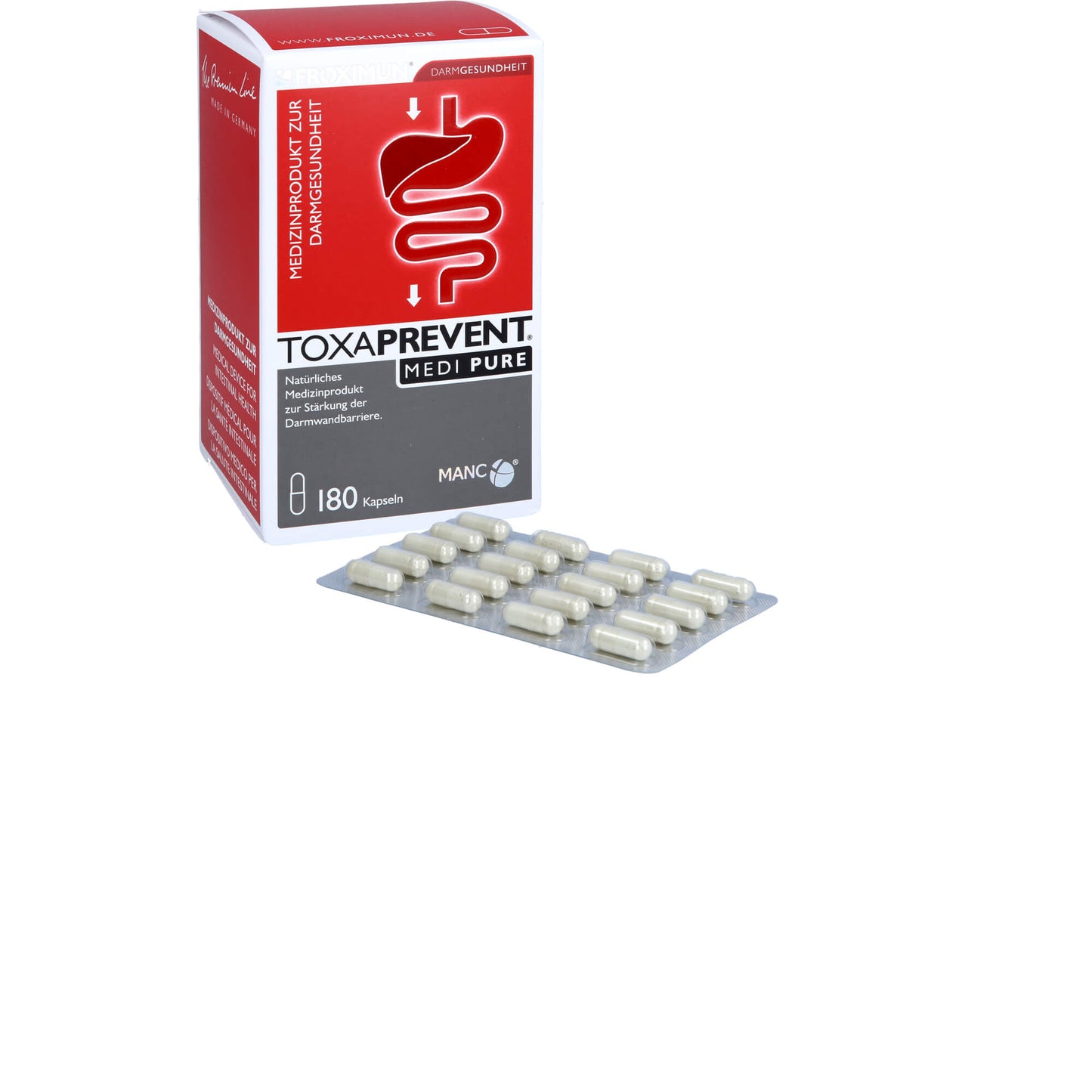 FROXIMUN TOXAPREVENT MEDI PURE Kapseln 180 St