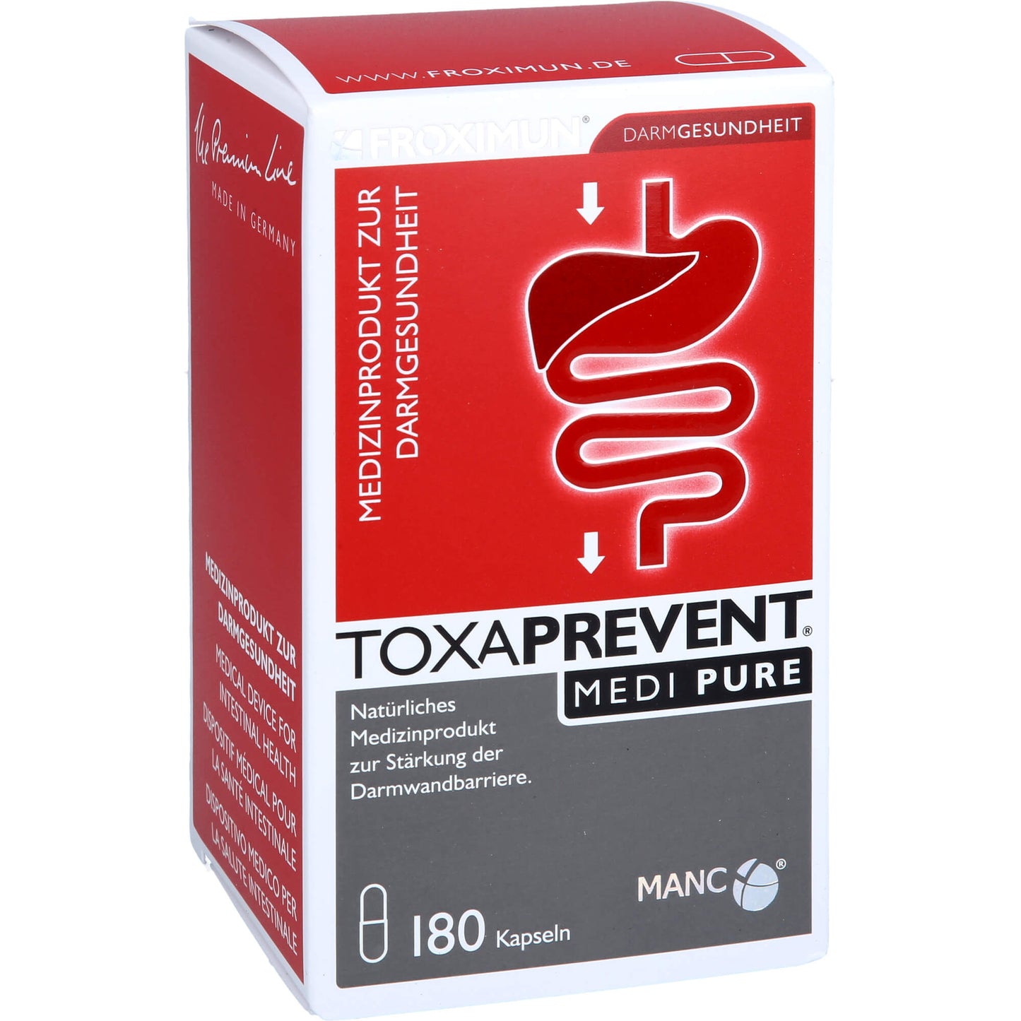 FROXIMUN TOXAPREVENT MEDI PURE Kapseln 180 St