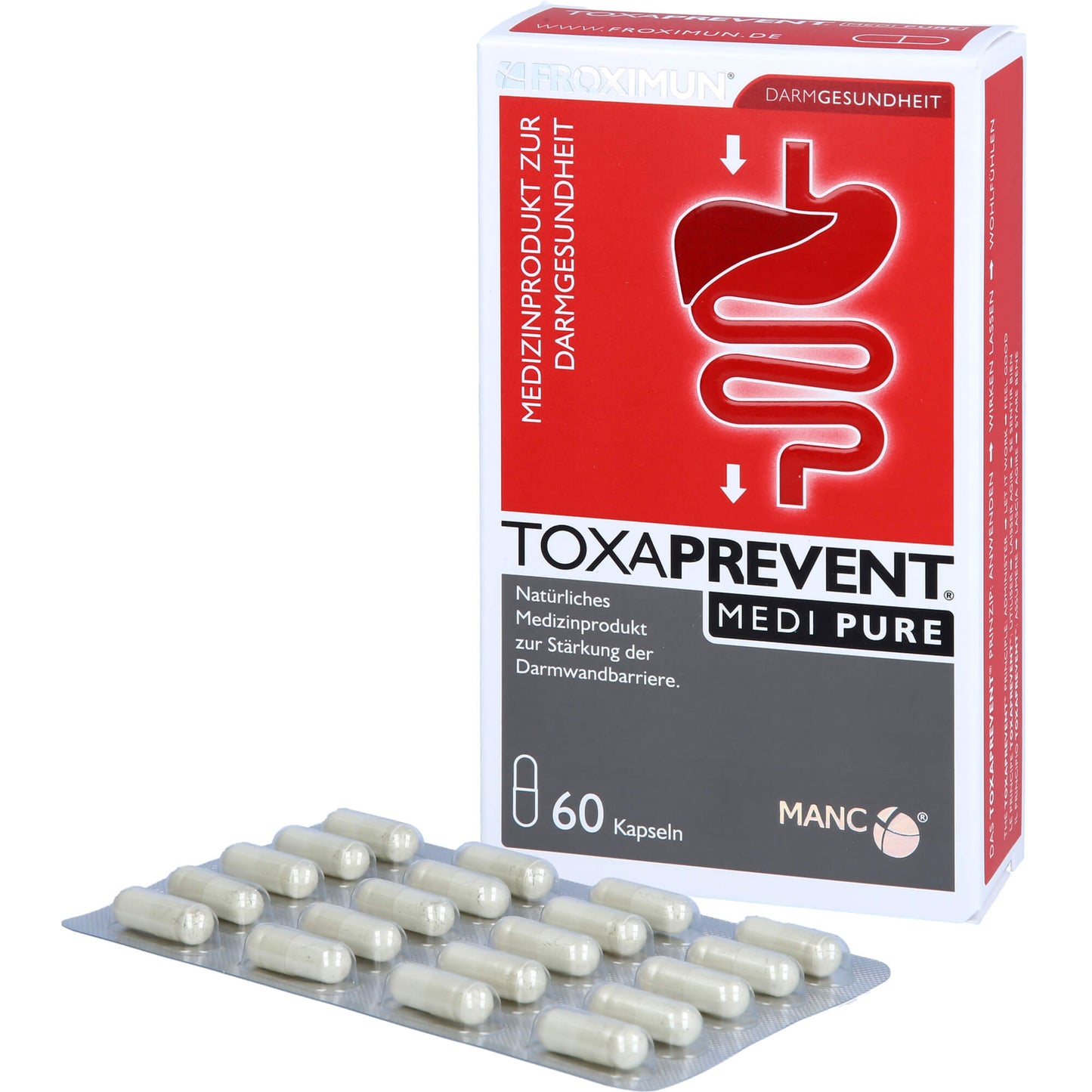 FROXIMUN TOXAPREVENT MEDI PURE Kapseln 60 St