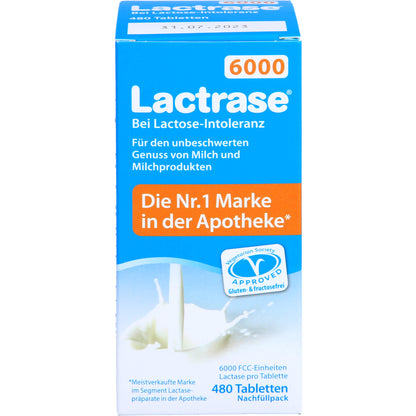 LACTRASE 6.000 FCC Tbl.Klickspender-Nachfüllpack 480 St