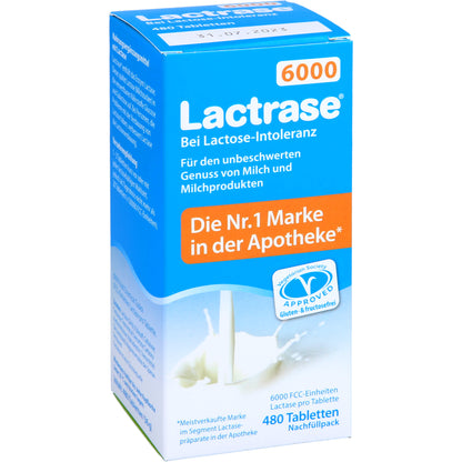 LACTRASE 6.000 FCC Tbl.Klickspender-Nachfüllpack 480 St