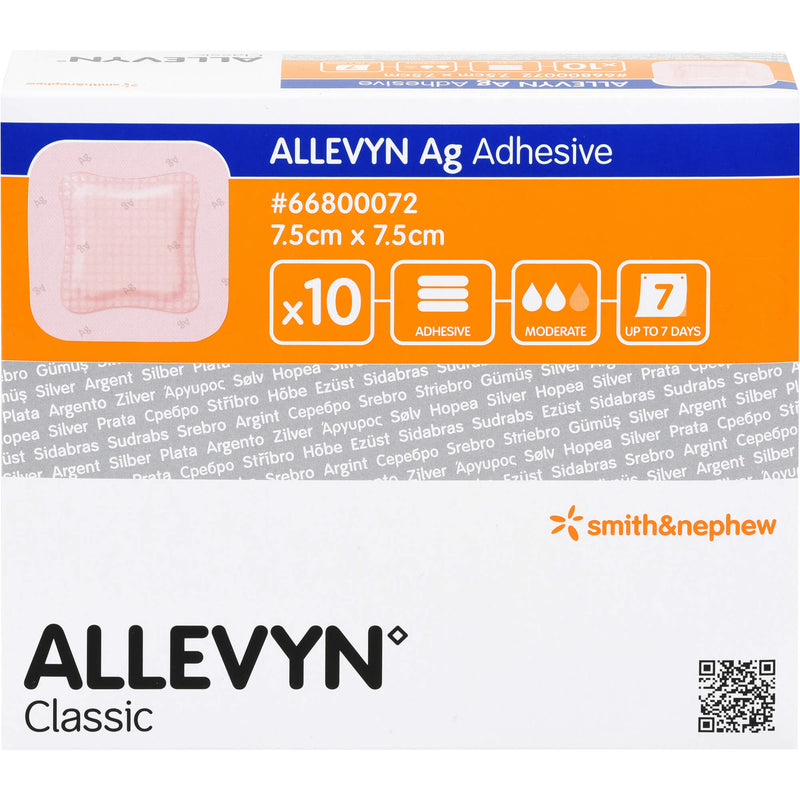 ALLEVYN AG ADH 7.5X7.5 10 St