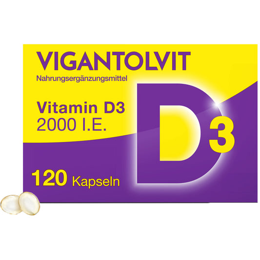 VIGANTOLVIT 2000 I.E. Vitamin D3 Weichkapseln 120 St