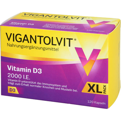VIGANTOLVIT 2000 I.E. Vitamin D3 Weichkapseln 120 St