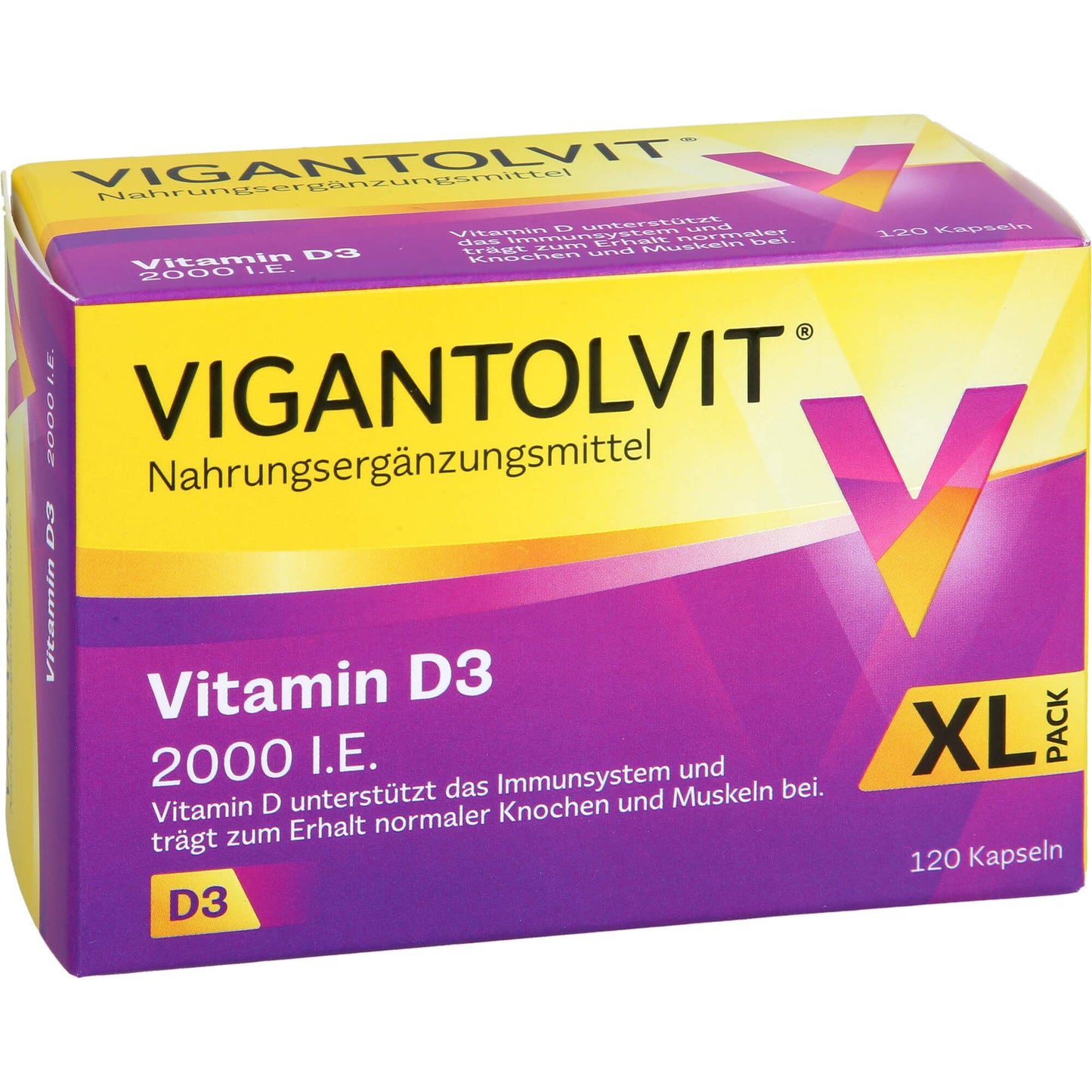 VIGANTOLVIT 2000 I.E. Vitamin D3 Weichkapseln 120 St