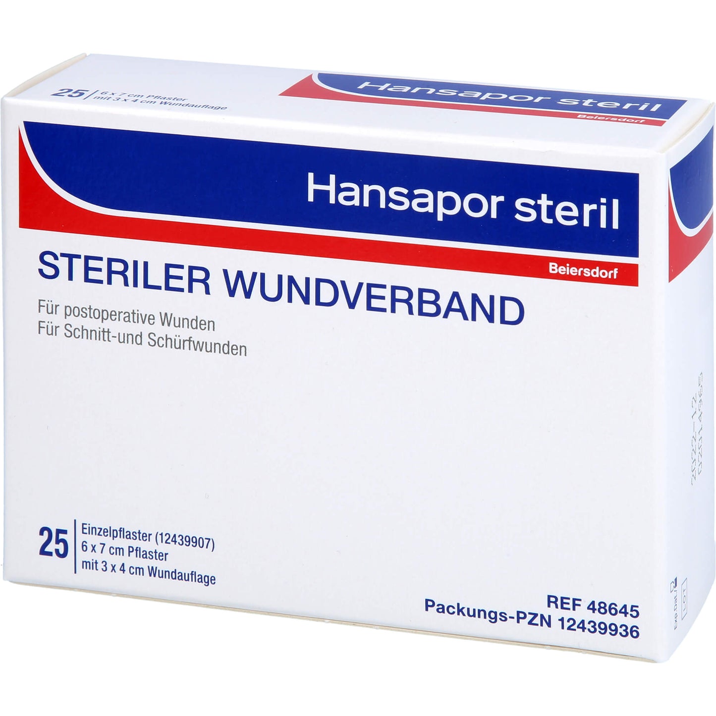 HANSAPOR steril Wundverband 6x7 cm 25 St