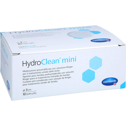 HYDROCLEAN mini Kompressen 3 cm rund steril 10 St