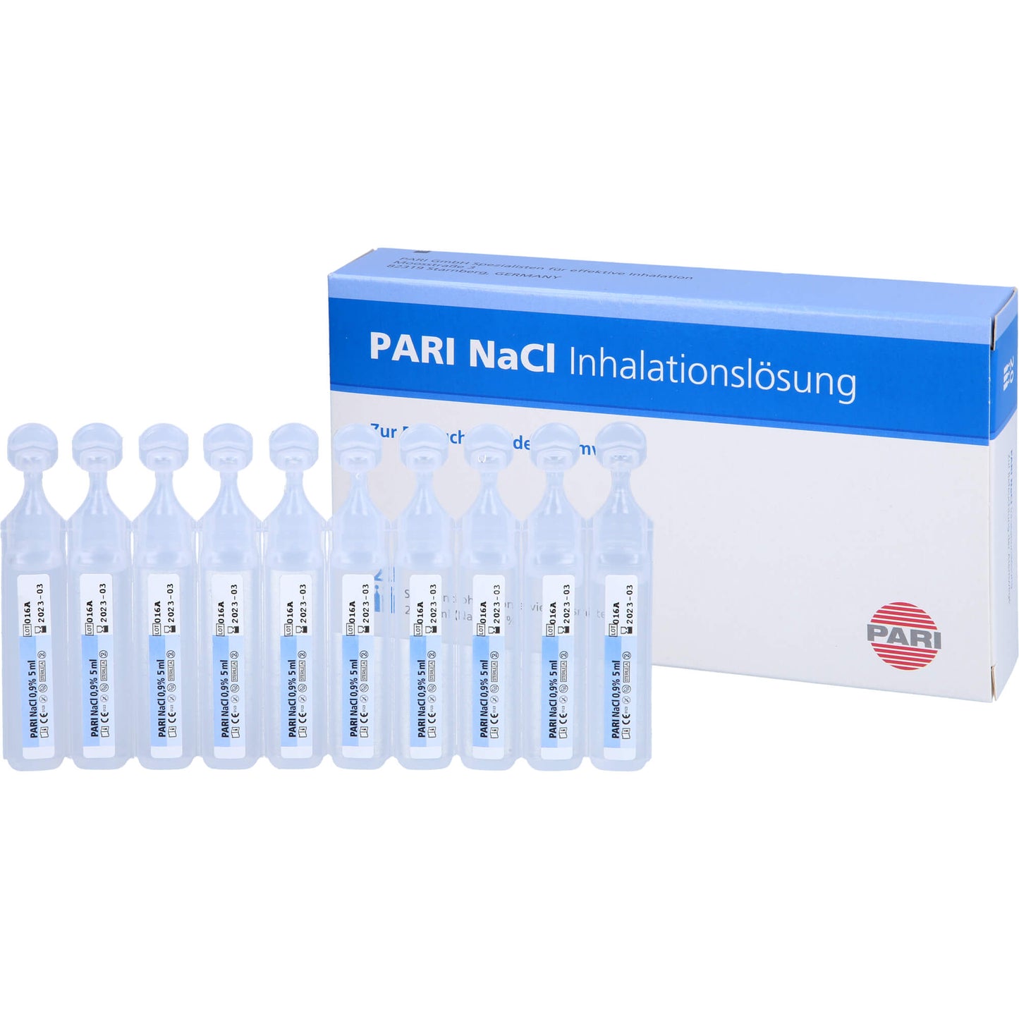 PARI NaCl Inhalationslösung Ampullen 20X5 ml