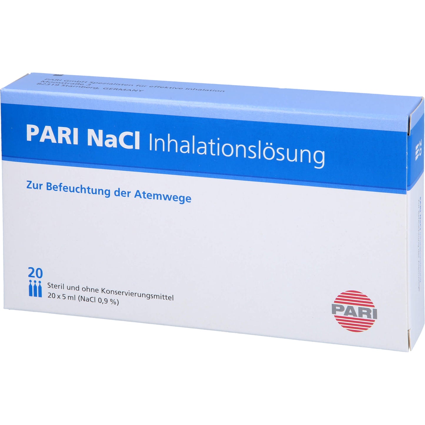 PARI NaCl Inhalationslösung Ampullen 20X5 ml
