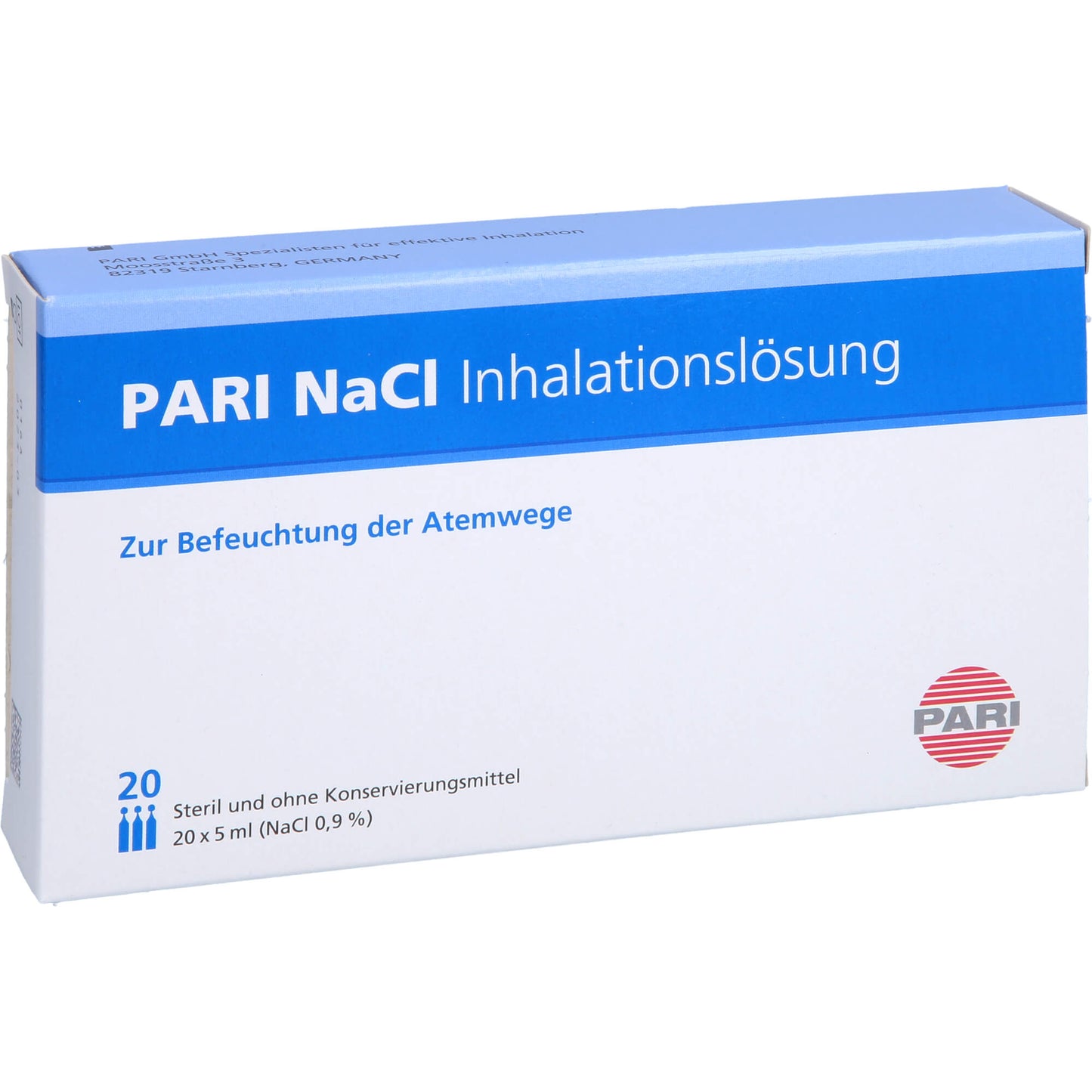 PARI NaCl Inhalationslösung Ampullen 20X5 ml
