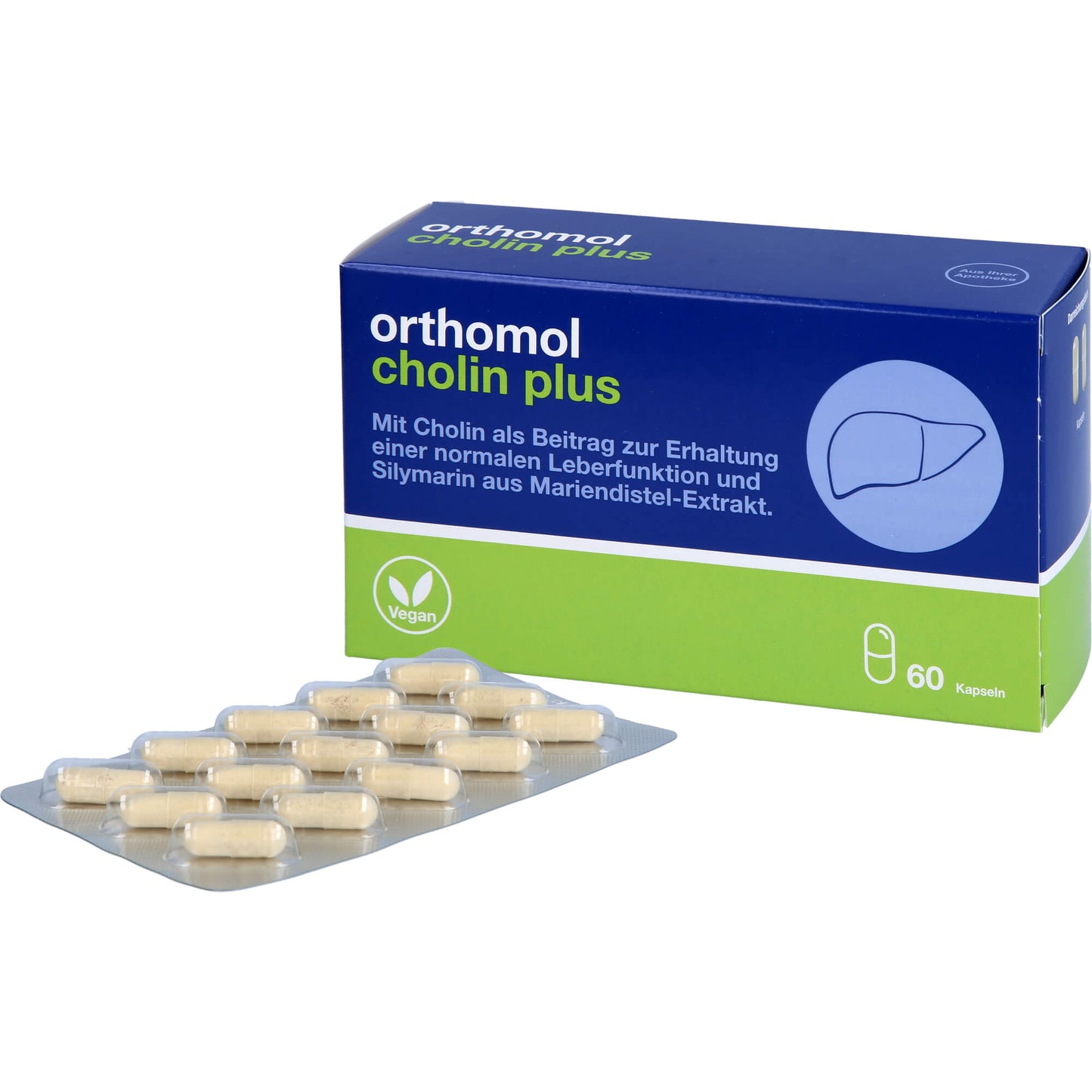ORTHOMOL Cholin Plus Kapseln 60 St