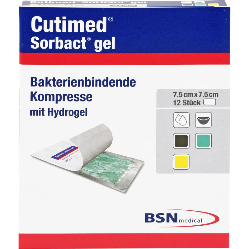 CUTIMED SORB GEL 7.5X7.5 12 St