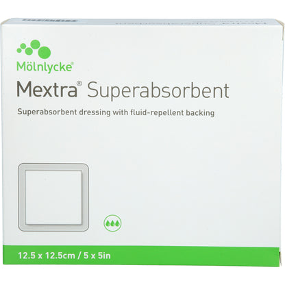 MEXTRA Superabsorbent Verband 12,5x12,5 cm 10 St