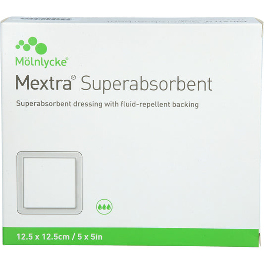 MEXTRA Superabsorbent Verband 12,5x12,5 cm 10 St