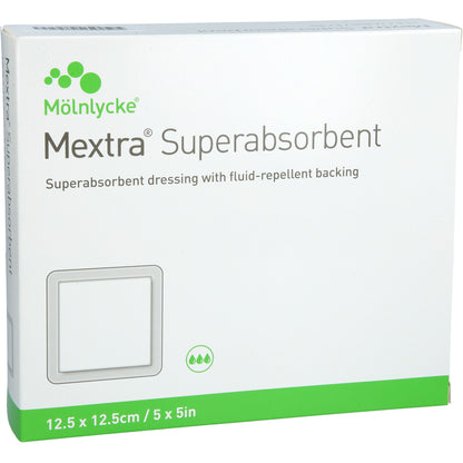 MEXTRA Superabsorbent Verband 12,5x12,5 cm 10 St
