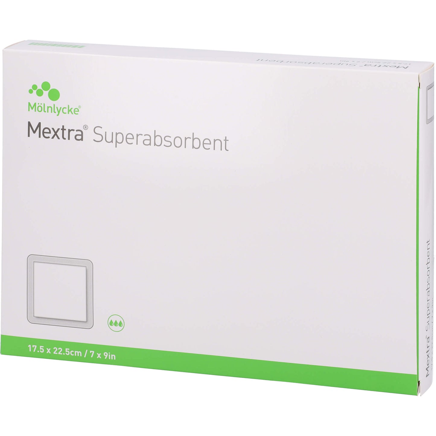 MEXTRA Superabsorbent Verband 17,5x22,5 cm 10 St