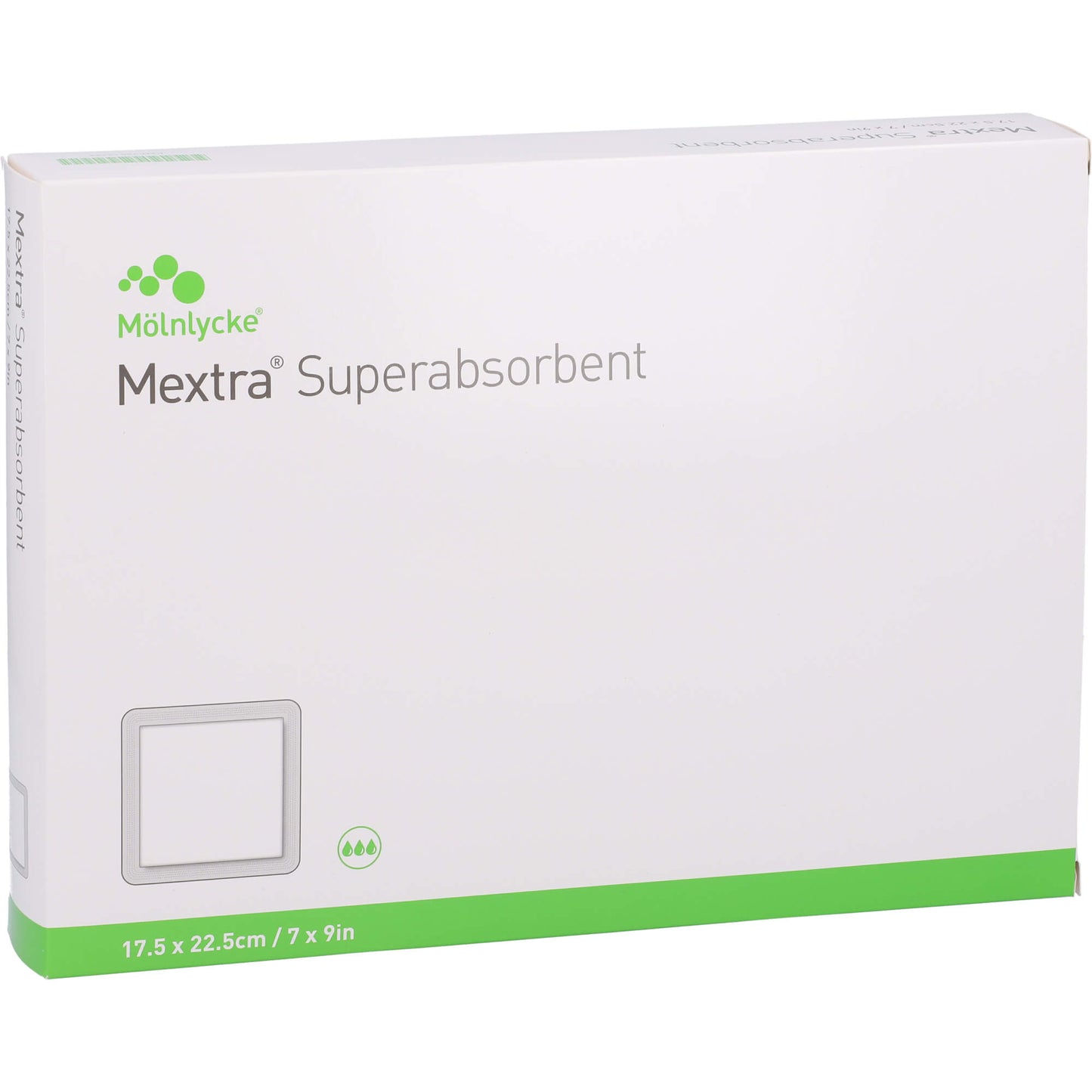 MEXTRA Superabsorbent Verband 17,5x22,5 cm 10 St