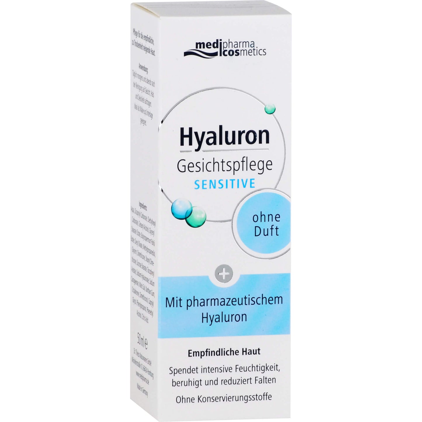 HYALURON GESICHTSPFLEGE sensitive Creme 50 ml